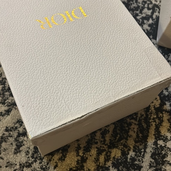 Christian Dior D-Fame Heeled Sandal Rust Colored Pleated Lambskin size 39.5 - Picture 12 of 12